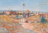 PINATEL Raphael 1875-1933,Marocaines aux abords de Fès,Gros-Delettrez FR 2018-11-28