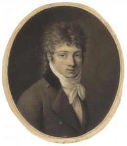 PINCHON Jean Antoine 1772-1850,Portrait of a young man,Christie's GB 2022-01-27