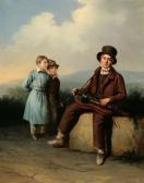 PINCHON Jean Antoine 1772-1850,The Traveling Musician,1831,Weschler's US 2010-09-25