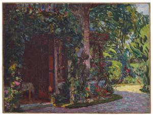 PINCHON Robert Antoine 1886-1943,Le jardin silencieux,Christie's GB 2018-12-11