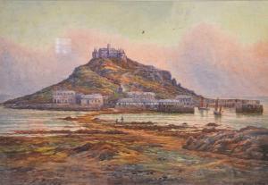 PINDER Douglas Houzen 1886-1949,St Michael's Mount and causeway,Gilding's GB 2024-02-13