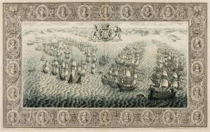 PINE John 1690-1756,Battaglia navale tra la flotta inglese e l'armada ,1739,Gonnelli IT 2022-11-29