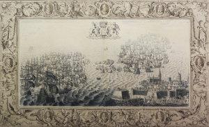 PINE John 1690-1756,Naval Engagement,1739,Rosebery's GB 2012-12-18