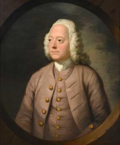 PINE Robert Edge 1742-1788,Portrait of a gentleman, half-length, wearing a ma,Tennant's 2022-03-19