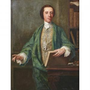 PINE Robert Edge 1742-1788,Portrait of Sir Horace Walpole,1755,Clars Auction Gallery US 2023-01-13