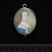 PINE Simon 1710-1772,A Lady, wearing blue dress with white lace collar ,Sotheby's GB 2007-11-21