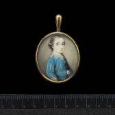 PINE Simon 1710-1772,A young boy, half-length, wearing pale blue double,Sotheby's GB 2007-11-21