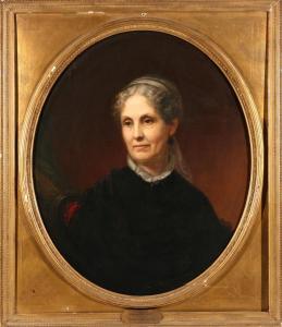 PINE Théodore E 1828-1905,Portrait of Henrietta Cady,1871,Shapiro Auctions US 2009-11-22