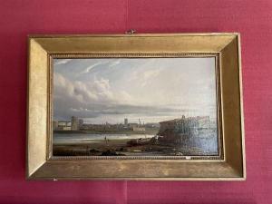 pinel ÉDOUARD 1804-1884,Vue du port de LA ROCHELLE,1837,Adjug'art FR 2021-10-13
