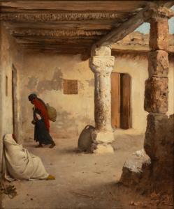 PINEL Gustave Nicolas 1842-1896,Middle Eastern Scene,Cottone US 2021-03-27