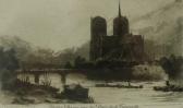 PINET Charles 1867-1932,Notre Dame Vue Du Pont de la To,19th century,Batemans Auctioneers & Valuers 2018-11-03