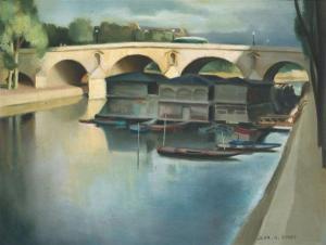 PINET Jean Robert 1910-1947,Pont de Paris,Tajan FR 2012-09-10