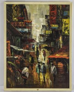 PING Tag,Chinese Street Scene With Figures,Gerrards GB 2016-07-28