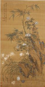 PING YUN SHO LI 1600-1600,Morning Glories and Day lillies,Ripley Auctions US 2012-12-01