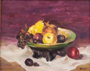 PING zhu 1943,Still life painting of fruits,2002,888auctions CA 2019-03-28