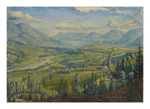 Pingerra H 1800-1800,Panoramic Austrian Valley Scene,Burchard US 2019-02-24