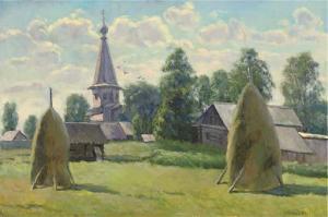 PINIGIN Nicolai Alekseevich 1933,Summer harvest,1988,Christie's GB 2006-03-08