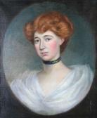 PINION Hyde 1800-1800,Portrait of a lady, painted oval,Bonhams GB 2008-04-21