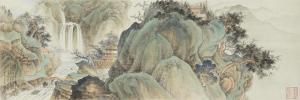 PINKANG Wang 1944,Blue and Green Landscape After Zhang Daqian,2013,Bonhams GB 2014-11-23