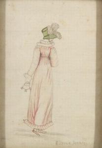 PINNEY Eunice 1770-1849,Miniature Portrait of a Woman Walking Away.,Skinner US 2006-11-04