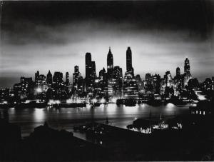 PINNEY ROY 1911-2010,New York Skyline,1940,Yann Le Mouel FR 2019-11-22