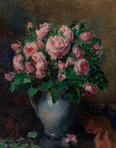 PINOT Albert 1875-1962,Still Life with Pink Roses,William Doyle US 2023-09-27
