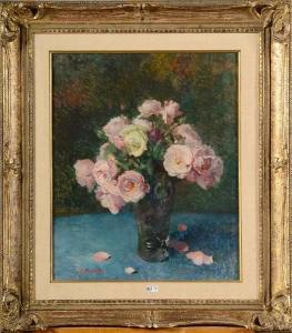 PINOT Albert 1875-1962,Vase de roses,VanDerKindere BE 2014-03-18