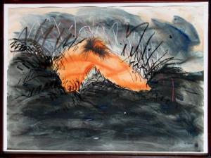 PINTO JUDY 1942,Orange Leg Landscape,1979,Ro Gallery US 2014-10-23