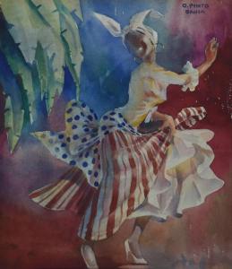PINTO Octavio 1890-1941,BAILARINA,Galeria Arroyo AR 2021-04-28