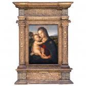PINTURICCHIO Bernardino di Betto 1454-1513,the madonna and child before a landscape ("the,Sotheby's 2004-01-22