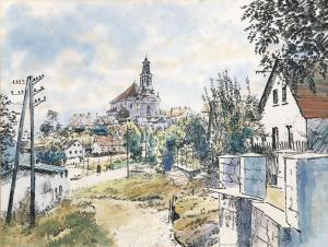 PIPAL Viktor 1887-1971,A view of Hocheneich near Gmünd, Lower Austria,Palais Dorotheum AT 2024-03-28