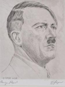 PIPER Elizabeth,portrait of Hitler,Burstow and Hewett GB 2010-06-23