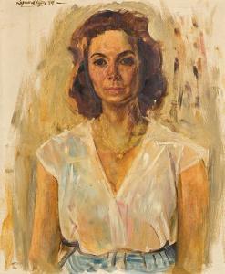 PIPER Raymond 1923-2007,Portrait of a Lady,1959,Morgan O'Driscoll IE 2024-04-15