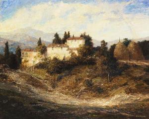 PIPPEL Otto Eduard 1878-1960,Sommerliche Landschaft in der Toscana,1950,Ketterer DE 2017-11-24