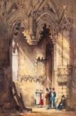 PIPPET Raphael J,Ghent Cathedral Interior,19th Century,Simon Chorley Art & Antiques 2020-03-17