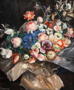 PIRAMOWICZ Zofia 1880-1958,Les fleurs coupées,Millon & Associés FR 2023-05-31