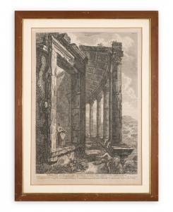 PIRANESI Francesco 1758-1810,Veduta della porta e peristilio del Tempo di Ve,Borromeo Studio d'Arte 2024-02-27
