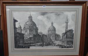 PIRANESI Francesco 1758-1810,Veduta delle due Chiese l'una detta Mado,Bellmans Fine Art Auctioneers 2018-01-09