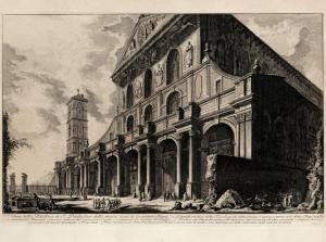 Piranesi Giovanni Battista 1720-1778,Ansicht der Basilika San Paolo fuori le Mura,Hampel 2012-09-20