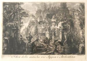 Piranesi Giovanni Battista,IDEA DELLE ANTICHE VIE APPIA E ARDEATINA,1743,Lawrences 2014-01-17