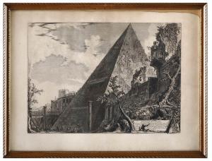 Piranesi Giovanni Battista 1720-1778,Piramide Cestia,Bertolami Fine Arts IT 2018-11-14