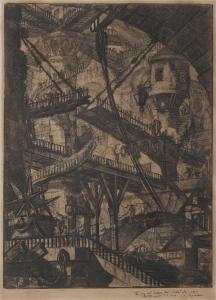 Piranesi Giovanni Battista,The Drawbridge, from Carceri d'Invenzione,1745,Bonhams 2018-10-23