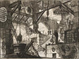 Piranesi Giovanni Battista 1720-1778,The Well,1749-1750,Swann Galleries US 2024-04-18