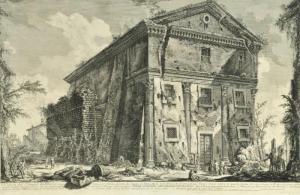 Piranesi Giovanni Battista 1720-1778,Veduta del Tempio di Bacco,Allgauer DE 2013-01-12