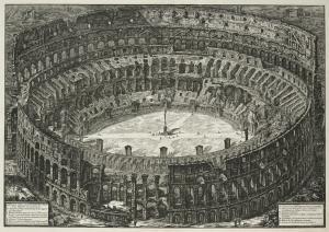 Piranesi Giovanni Battista 1720-1778,Veduta dell'Anfiteatro Flavio detto il Colosseo, ,1776,Bonhams 2013-10-22
