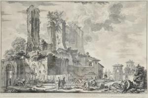 Piranesi Giovanni Battista 1720-1778,Veduta dell'Avanzo del Castello,Nadeau US 2019-05-11
