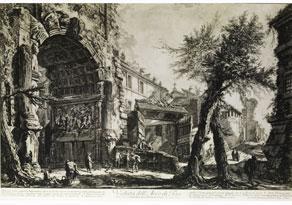 Piranesi Giovanni Battista 1720-1778,VEDUTA DELL’’ARCO DI TITO (TITUSBOGEN IN ROM),Hampel 2009-03-28