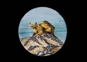 PIRIE Dorell,Painted with an otter on mussel covered rocks,2008,Sotheby's GB 2008-03-12