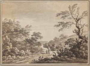 PIRINGER Benedikt 1780-1826,Figures on a country path,Bonhams GB 2019-03-06