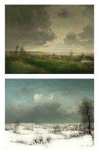 PIRON Leo 1899-1962,Landscape - Snow landscape,De Vuyst BE 2023-05-20